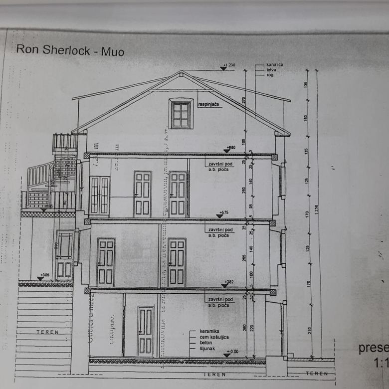 House for Sale, 340m2, Muo, Kotor