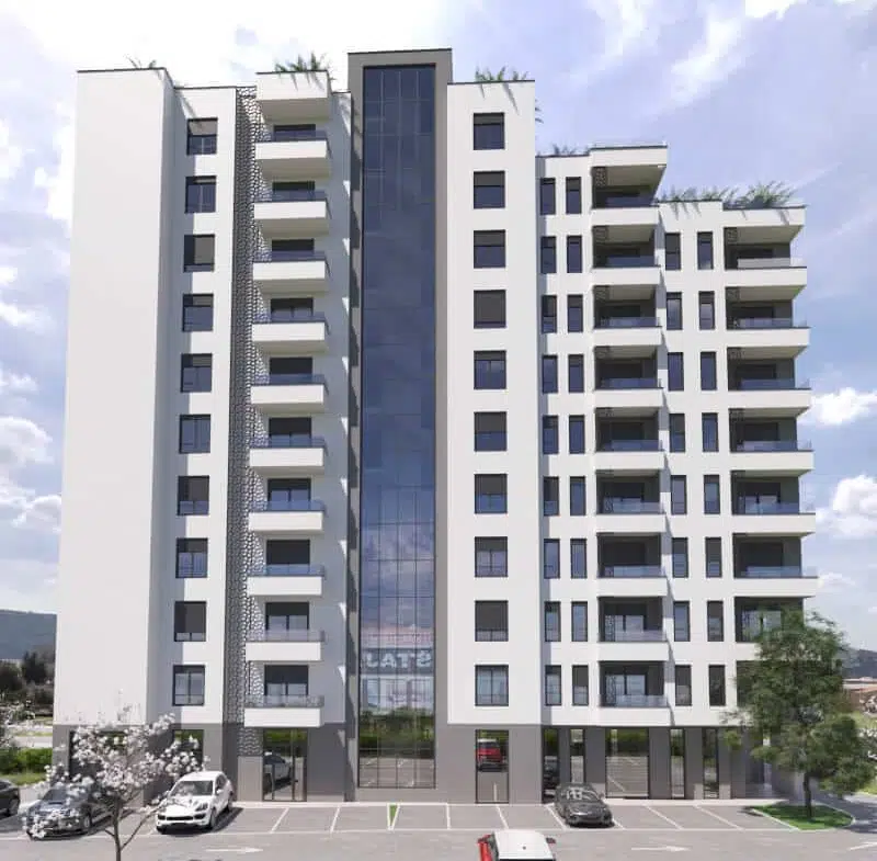 Triumph Residence is located a little away from the center of Bar, which is a significant advantage for those who do not like a lot of noise and crowds. Residents of the apartments will not have any problems parking their cars and at the same time will be within walking distance of the city center. Violet Investment, montenegro investments. karadag yatirim.