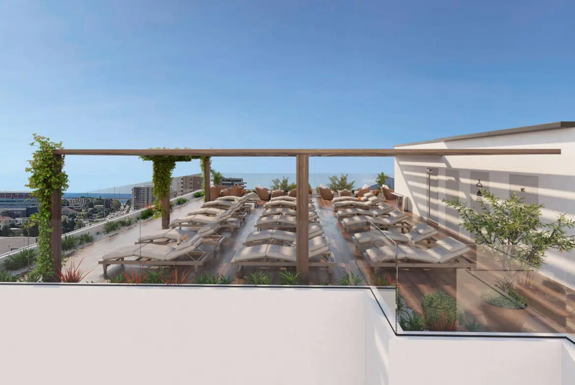 Triumph Residence is located a little away from the center of Bar, which is a significant advantage for those who do not like a lot of noise and crowds. Residents of the apartments will not have any problems parking their cars and at the same time will be within walking distance of the city center. Violet Investment, montenegro investments. karadag yatirim.