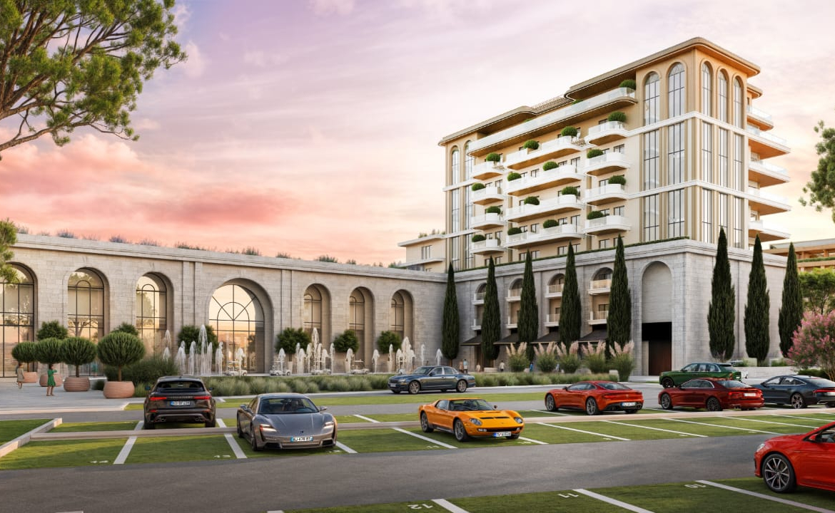 Welcome to the longest sandy beach on the Adriatic. Here, at the foot of the mountains and right by the sea, Porta Rai Beachfront Hotel & Residences offers an enhanced lifestyle and luxurious details that will forever change the way you see pleasure and relaxation. Porta Rai Beachfront Hotel & Residences is designed to have it all: It has 300 meters of private beach and spans 10 hectares. You are surrounded by almost untouched nature: a lake, a park and green oases connected by paths that lead into the central square and to a unique beach promenade. Seven pools offer everything you need to relax or unwind, as well as a mini golf course, basketball courts, tennis and padel courts, beach volleyball, children's karting and a pavilion for yoga and meditation You will always find your place. In addition to the lobby bar, there are seven restaurants, a beach club, three beach bars and a bar in the central square. Life is really celebrated here: Large public events take place in the main square, and your more intimate celebrations can be organized in the park, on the beach or by the lake. If you wish, your little ones can have fun in the playground, on the go-kart track or in the Kids Club. Porta Rai Beachfront Hotel & Residences offers you a unique experience on the beach like never before. Violet Investment, montenegro investment, karadag yatirim