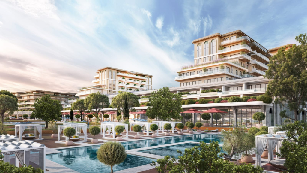 Welcome to the longest sandy beach on the Adriatic. Here, at the foot of the mountains and right by the sea, Porta Rai Beachfront Hotel & Residences offers an enhanced lifestyle and luxurious details that will forever change the way you see pleasure and relaxation. Porta Rai Beachfront Hotel & Residences is designed to have it all: It has 300 meters of private beach and spans 10 hectares. You are surrounded by almost untouched nature: a lake, a park and green oases connected by paths that lead into the central square and to a unique beach promenade. Seven pools offer everything you need to relax or unwind, as well as a mini golf course, basketball courts, tennis and padel courts, beach volleyball, children's karting and a pavilion for yoga and meditation You will always find your place. In addition to the lobby bar, there are seven restaurants, a beach club, three beach bars and a bar in the central square. Life is really celebrated here: Large public events take place in the main square, and your more intimate celebrations can be organized in the park, on the beach or by the lake. If you wish, your little ones can have fun in the playground, on the go-kart track or in the Kids Club. Porta Rai Beachfront Hotel & Residences offers you a unique experience on the beach like never before. Violet Investment, montenegro investment, karadag yatirim