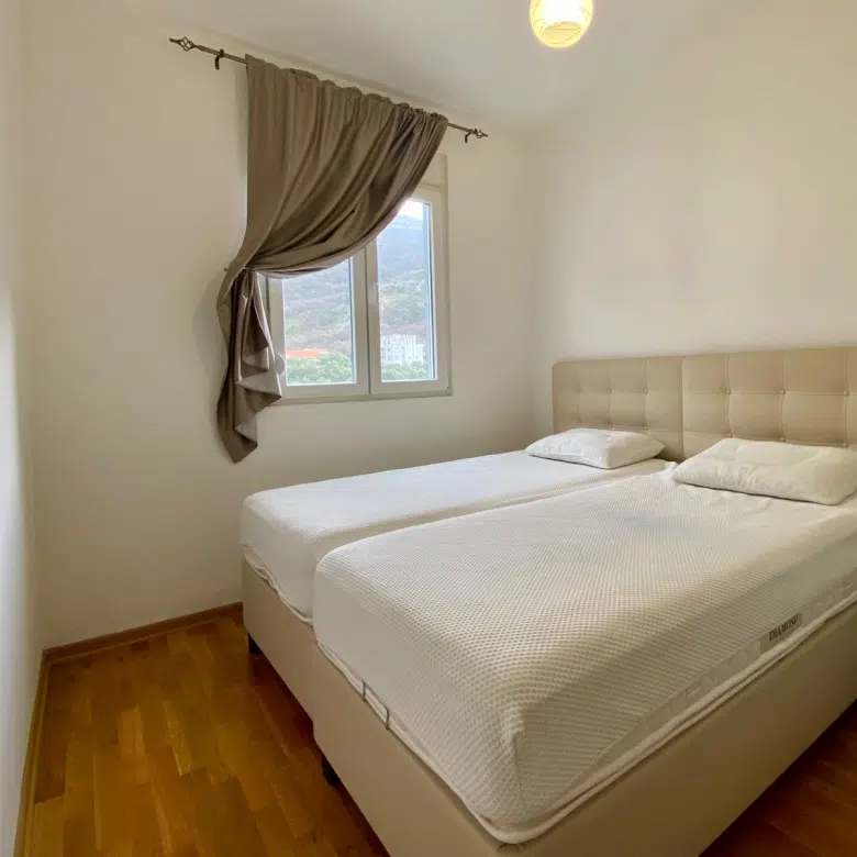 Two-Bedroom Apartment For Rent Sale , 58m2 , Becici-Budva