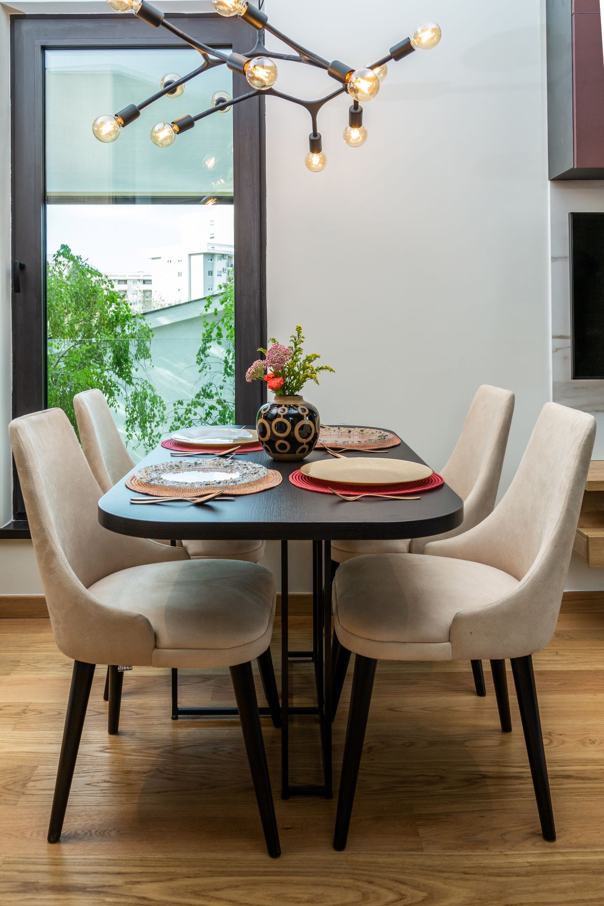 1-bedroom apartment Podgorica, Emerald Garden Residence, furnished apartment for rent, long-term rental Podgorica, city center apartment Montenegro, violet investment,montenegro real estate