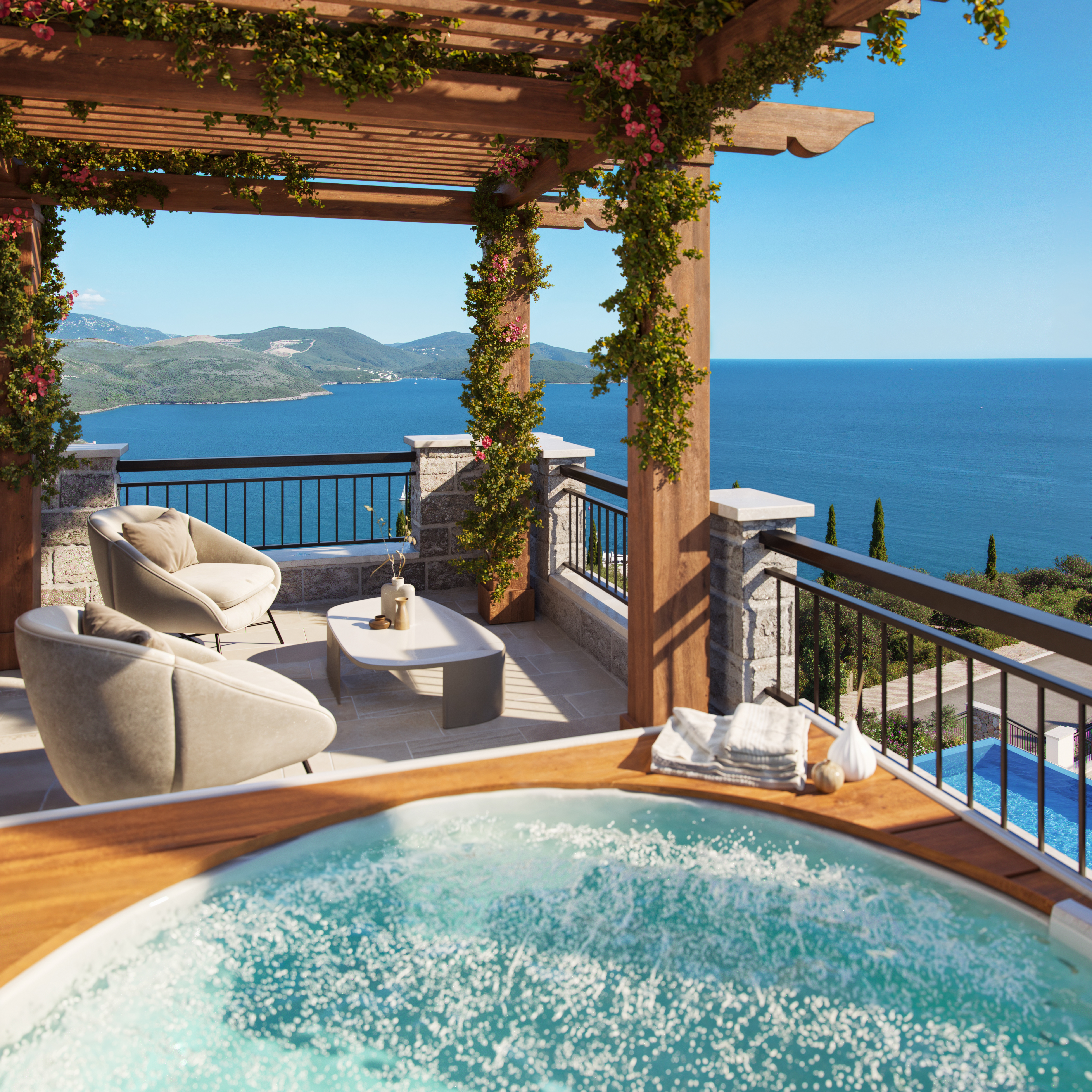 Luštica Bay apartment for sale Luxury apartment Montenegro Sea view apartment Montenegro Horizon Residences Luštica Bay Montenegro property investment,violet investment