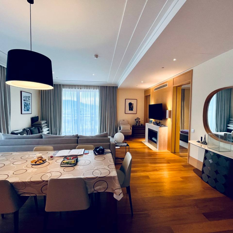 Porto Montenegro apartment for sale Luxury apartment Porto Montenegro Baia complex Porto Montenegro Regent Hotel residence Montenegro Seafront apartment Porto Montenegro, violet investment