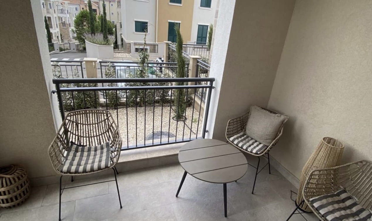 Luštica Bay studio for sale Studio apartment Tivat Montenegro Montenegro property for sale Coastal studio for sale Montenegro Luštica Bay real estate, violet investment