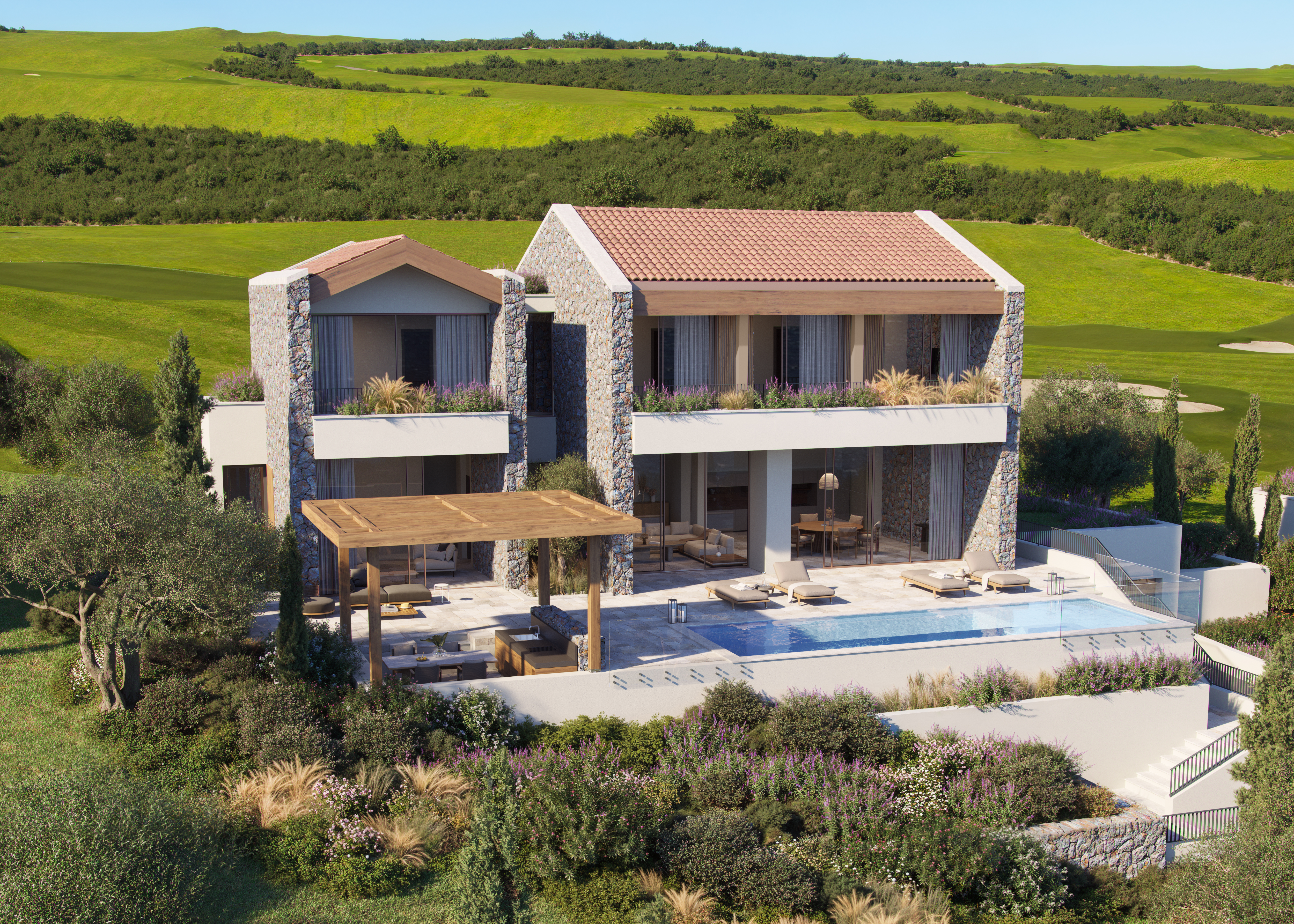 Luštica Bay villa for sale Luxury villa Montenegro Sea view villa Montenegro Golf course villa Montenegro The Peaks Luštica Bay property,Botanika villa Luštica Bay 5-bedroom villa with pool Montenegro Miele kitchen villa Montenegro Modern villa Adriatic Sea view Montenegro real estate luxury,violet investment,montenegro