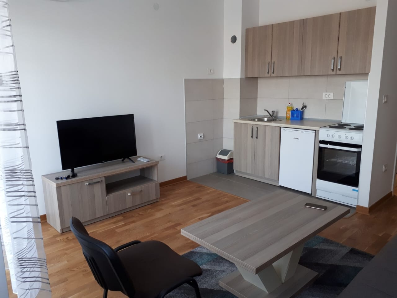 furnished studio podgorica, new build studio podgorica, city kej zagoric apartment, studio for sale podgorica, move in ready studio montenegro,podgorica, zagoric, city kej, gorica hill, montenegro,violet investment