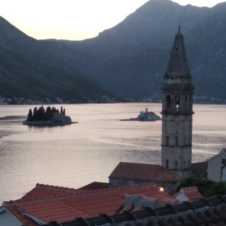 Perast 87 m2 apartment for sale, Bay of Kotor property, stone house apartment Montenegro, sea view terrace Perast, two bedroom Perast real estate, first-floor apartment Kotor Bay, historic stone home Montenegro, private property Perast, Section G clear title Montenegro,Violet investment