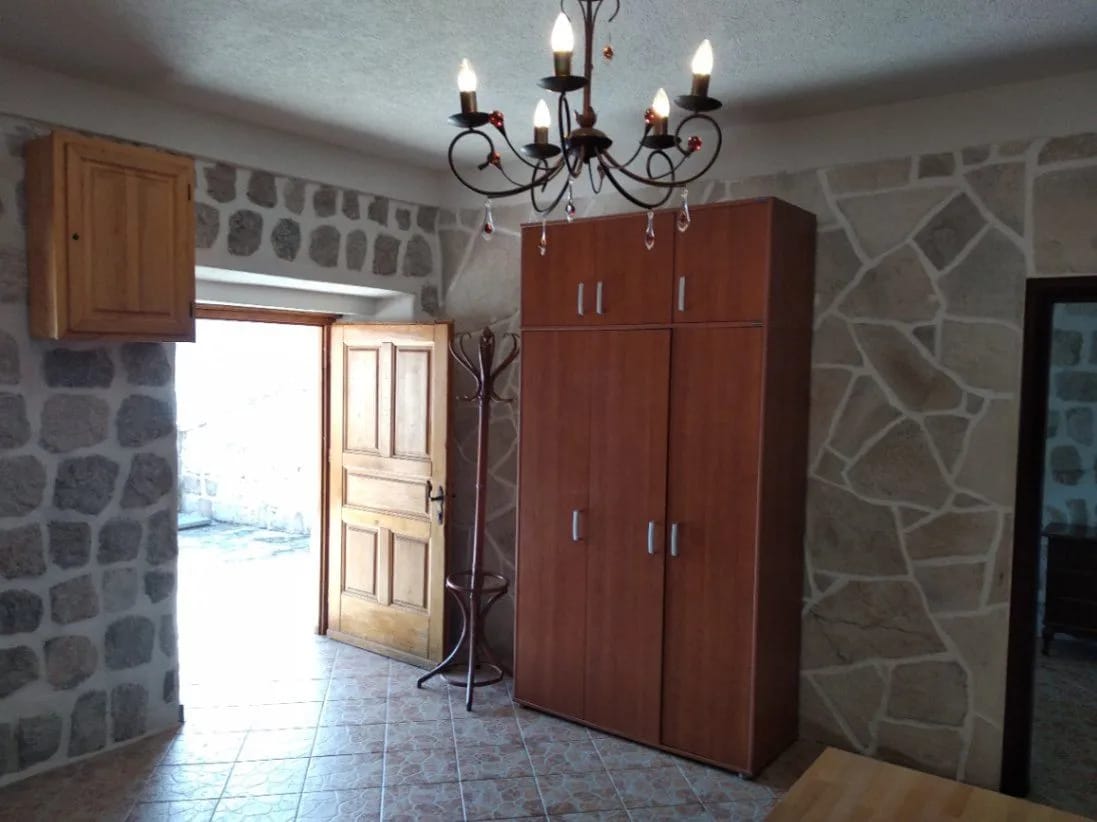 Perast 87 m2 apartment for sale, Bay of Kotor property, stone house apartment Montenegro, sea view terrace Perast, two bedroom Perast real estate, first-floor apartment Kotor Bay, historic stone home Montenegro, private property Perast, Section G clear title Montenegro