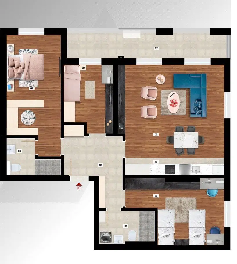 WhatsApp Image 2025-10-15 at 113059_3e608b05 3-Bedroom Apartment for Sale – Mater 8-8, Stari Aerodrom