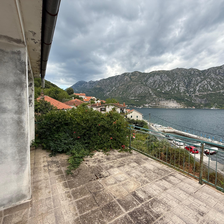 seafront house for sale Kotor, waterfront property Kostanjica, first line to the sea Montenegro, house with private ponta Montenegro, 200 m2 house 1700 m2 land, large seafront plot Kotor Bay, luxury villa potential Montenegro, investment property Bay of Kotor, seaside house Montenegro for sale, property with mooring Montenegro, urbanized land with house Kotor, house with terraces sea view Montenegro, exclusive coastal property Montenegro, nekretnine Kotor prodaja, kuća na moru Kostanjica, kuća prvi red do mora Boka, plac uz more Crna Gora, kuća sa pontom Crna Gora, investiciona nekretnina na obali Crne Gore