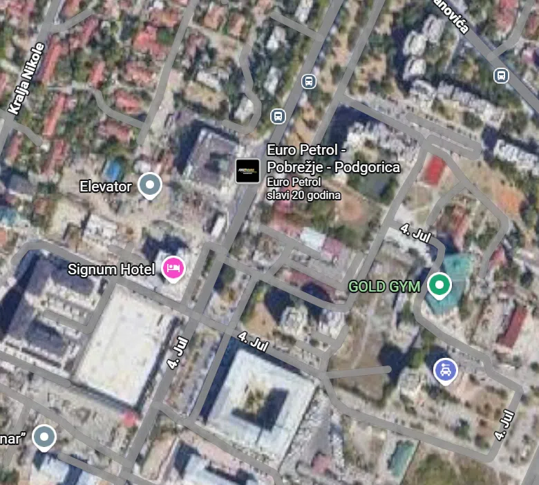 6,040 m² Land for Rent with 1,000 m² Closed Area – (Option to Build Additional 1,000 m²)-City Center,Podgorica