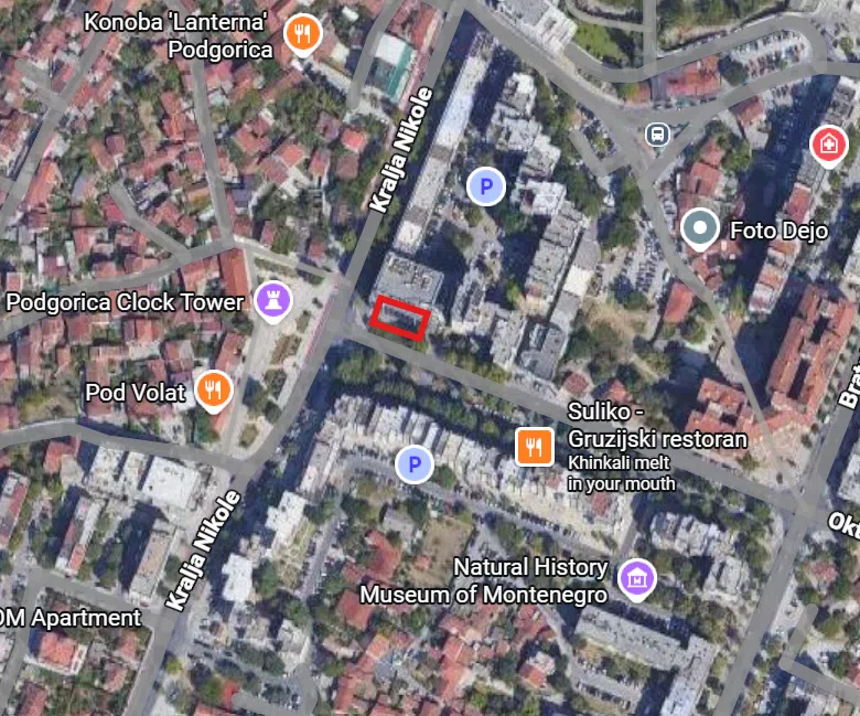 17 m² Business Space for Rent – Near Clock Tower (Sat Kula), Podgorica