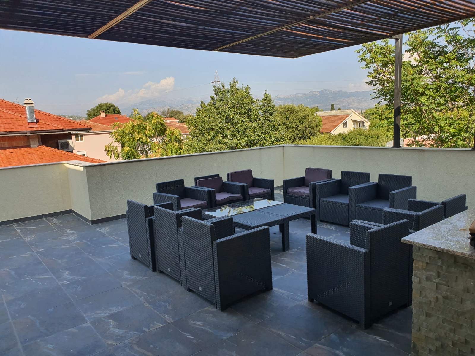 house for sale Podgorica, house for sale Gornja Gorica, family house Podgorica, modern house Podgorica, American style house Montenegro, 260 m2 house Podgorica, 180 m2 living space Podgorica, 640 m2 plot Podgorica, 3 bedroom house Podgorica, house with office Podgorica, central heating pellet Podgorica, Fujitsu air conditioning Podgorica, landscaped yard Podgorica, fenced property Podgorica, house with garage Podgorica, house with terraces Podgorica, modern family home Podgorica, real estate Podgorica, property for sale Montenegro, Gornja Gorica real estate, house built 2019 Podgorica, legal house with permits Podgorica, decorative garden Podgorica, Violet Investment Podgorica, Violet Investment house for sale, Violet Investment Gornja Gorica,violeti investment,violetinvestment,violet investment montenegro