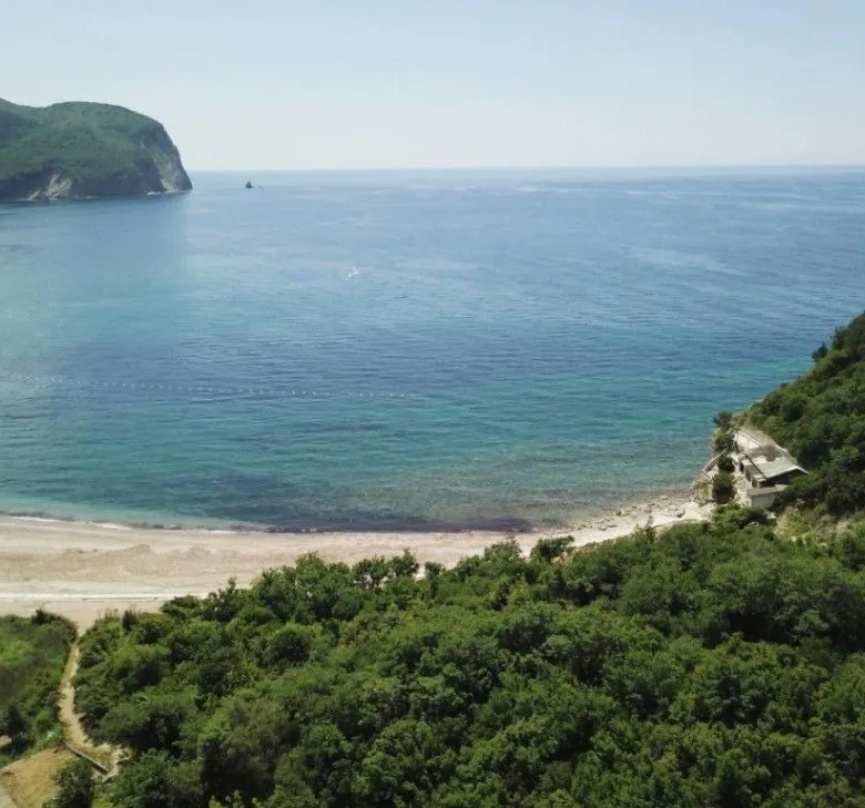 seafront land for sale Montenegro, Buljarica beachfront plot, 7642 m2 land with private beach, hotel development land Budva Riviera, aparthotel project Montenegro, urbanized seafront plot UTU, land with 150m private beach, investment land Adriatic coast, hotel resort land Buljarica, coastal development opportunity Montenegro, nekretnine Buljarica prodaja, građevinsko zemljište prvi red do mora, plac za hotel 148 soba, zemljište za aparthotel 50 apartmana, investiciono zemljište Crna Gora morе,violet investment, violet investment montenegro