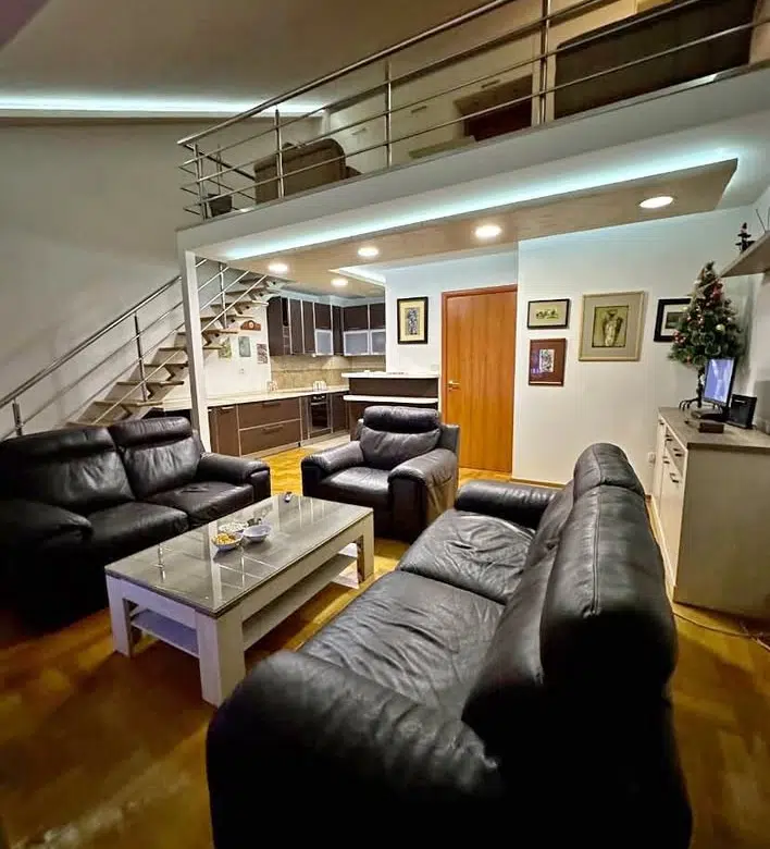 Duplex one-bedroom apartment, 74 m² – Vezirov Bridge, Zagorič