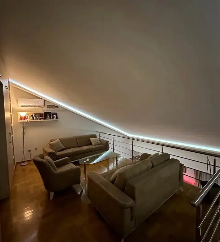 Duplex one-bedroom apartment, 74 m² – Vezirov Bridge, Zagorič