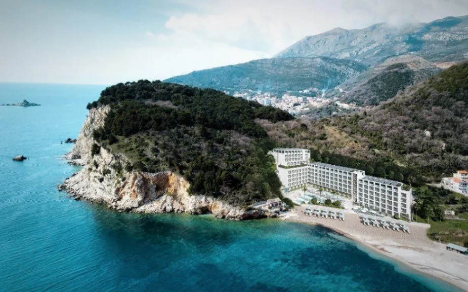 seafront land for sale Montenegro, Buljarica beachfront plot, 7642 m2 land with private beach, hotel development land Budva Riviera, aparthotel project Montenegro, urbanized seafront plot UTU, land with 150m private beach, investment land Adriatic coast, hotel resort land Buljarica, coastal development opportunity Montenegro, nekretnine Buljarica prodaja, građevinsko zemljište prvi red do mora, plac za hotel 148 soba, zemljište za aparthotel 50 apartmana, investiciono zemljište Crna Gora morе,violet investment, violet investment montenegro