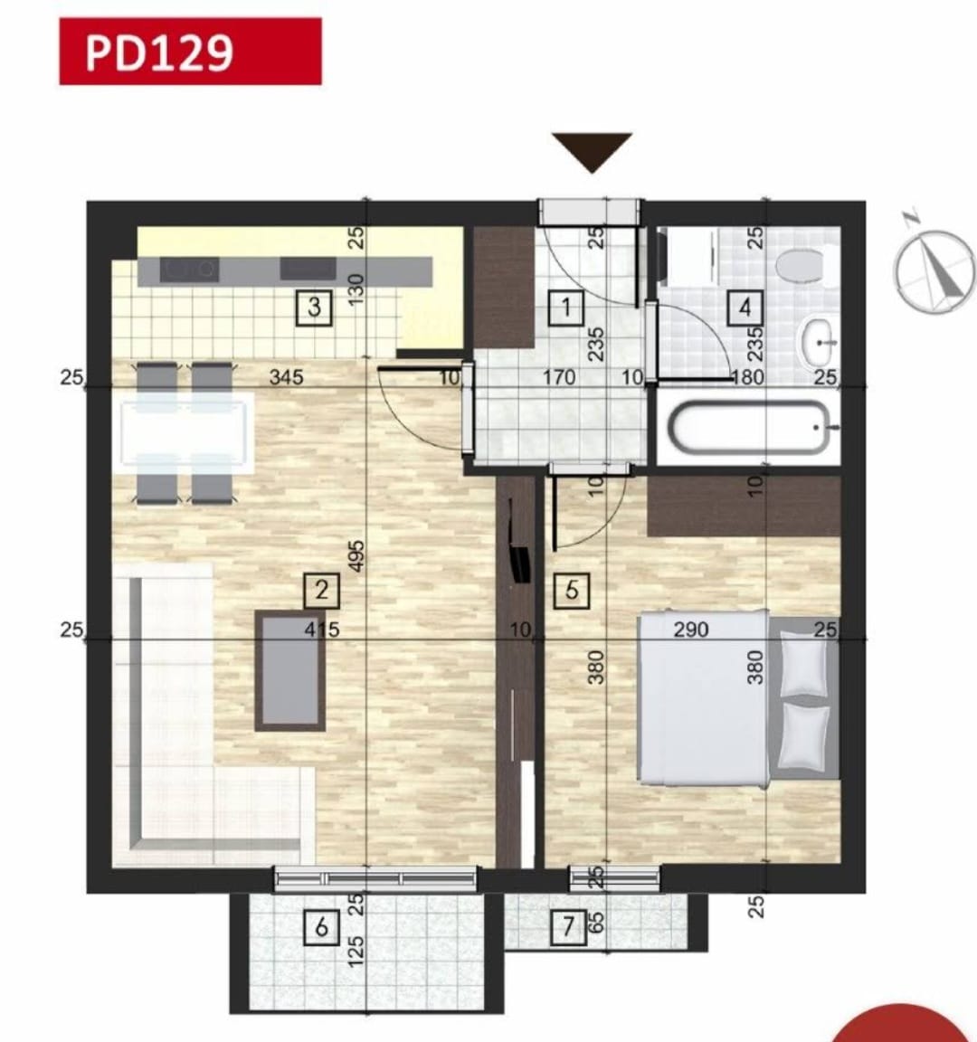 apartment for sale Stari Aerodrom, one bedroom apartment Podgorica, 46 m2 flat for sale, Bulevar Pera Ćetkovića apartment, south oriented apartment Podgorica, Prva Banka building Bemax, quality construction Podgorica, apartment with secured parking, parking under ramp Podgorica, bright 1 bedroom flat Montenegro, popular area Stari Aerodrom, investment apartment Podgorica, nekretnine Podgorica prodaja, jednosoban stan Stari Aerodrom, stan 46m2 treći sprat Podgorica, stan južna orijentacija, stan sa parkingom pod rampom Podgorica, Bemax gradnja stan Podgorica, violet investment,violet investment montenegro