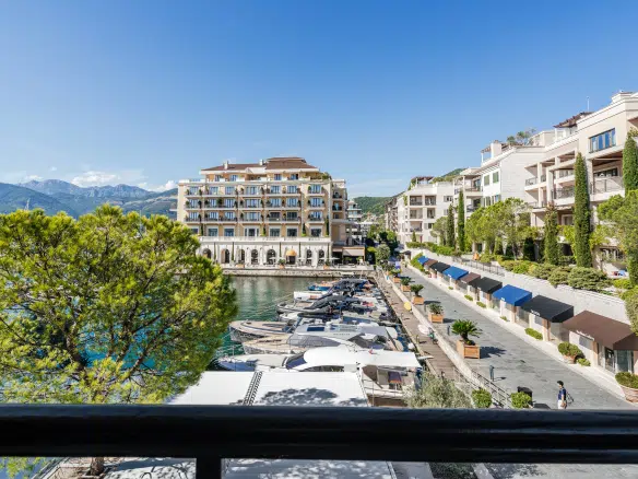 apartment for sale Porto Montenegro, Ozana Residence apartment, luxury marina view apartment Montenegro, 2 bedroom 3 bathroom flat Tivat, 140 m2 renovated apartment, superyacht marina view property, Regent Hotel view apartment, Villeroy & Boch custom kitchen, Devon & Devon bathroom fittings, luxury waterfront real estate Montenegro, Porto Montenegro investment property, Bay of Kotor luxury apartment, fully furnished designer apartment Adriatic, prime marina village residence, high end apartment with parking Tivat , violet investment, violet investment montenegro