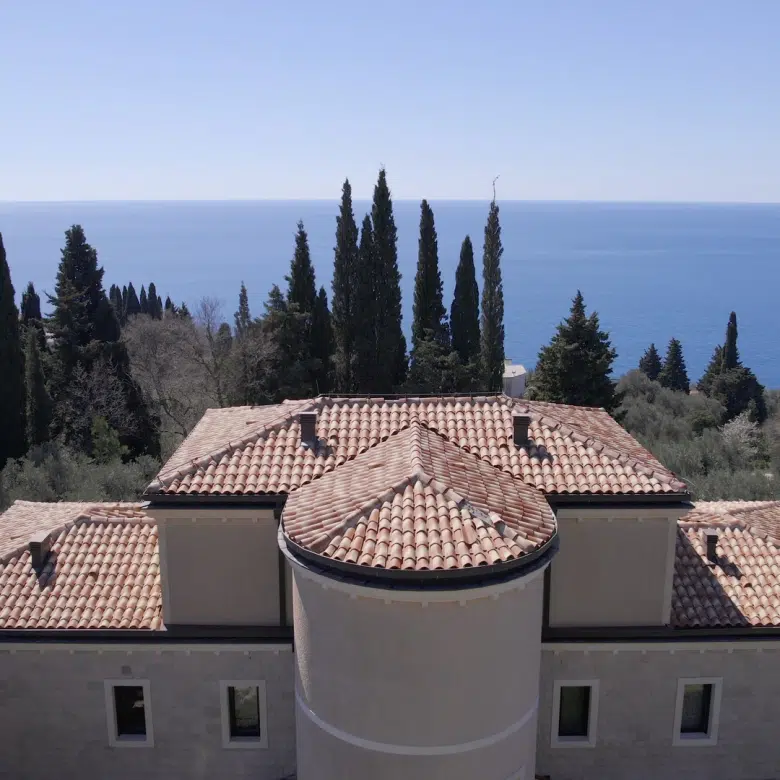luxury villa for sale Adriatic, sea view villa Montenegro, 550 m2 villa with pool, bespoke Mediterranean villa, villa with hammam and saltwater pool, high end coastal property for sale, sea view estate 1400 m2 plot, luxury home with staff quarters, Devon & Devon bathrooms villa, villa with heated 12x6m pool, panoramic sea view master suite, Mediterranean garden with ancient trees, villa with summer kitchen and BBQ, cypress-lined driveway estate, exclusive coastal residence Montenegro, premium holiday home Adriatic, investment luxury villa Montenegro, four bedroom en-suite villa, private wellness villa for sale,violet investment, violet investment montenegro