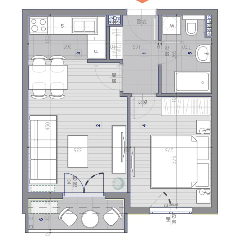 apartment for sale Zabjelo, new building Zetagradnja Podgorica, one bedroom apartment 40 m2, flat under construction Podgorica, apartment near Techno Max Zabjelo, east oriented apartment Podgorica, stan u izgradnji Zabjelo, rok završetka decembar 2025, kupovina stana kreditom Podgorica, jednosoban stan Zetagradnja, investment apartment new build, nekretnine Podgorica prodaja, novogradnja Zabjelo, stan 40m2 drugi sprat, Zetagradnja projekat kod Techno Max-a, violet investment, violet investment montenegro