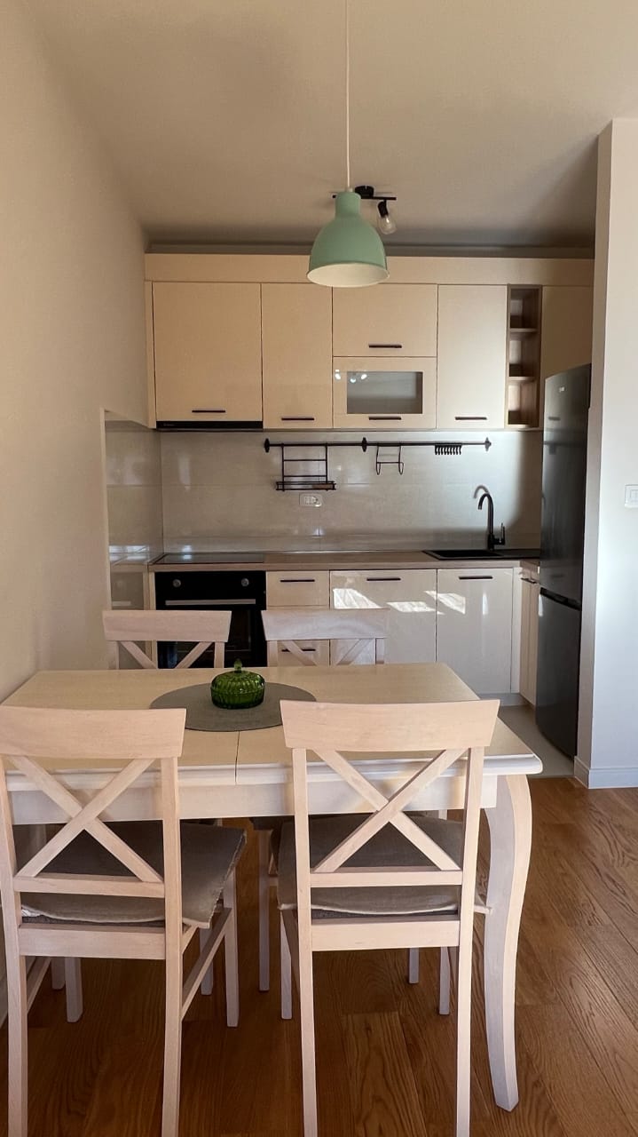 one-bedroom apartment for sale, apartment for sale 49m2, modern apartment for sale, fully furnished apartment, new build apartment 2021, top floor apartment, south facing apartment, apartment with two elevators, registered apartment uknjiženo, parquet flooring apartment, electric heating apartment, investment apartment for sale, move-in ready apartment, residential building apartment, public parking apartment, real estate sale listing, apartment for living or investment,violet investment,violet investment montenegro