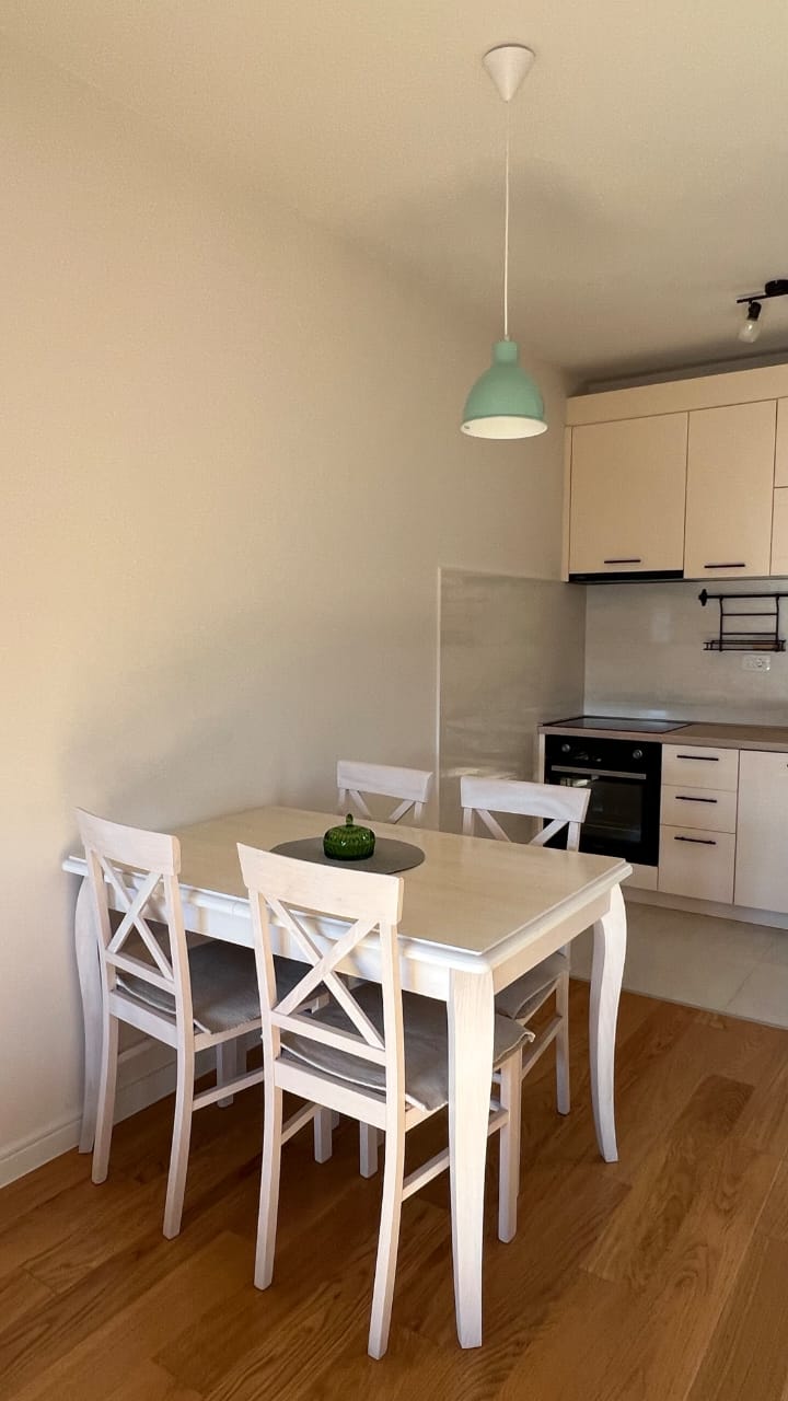 one-bedroom apartment for sale, apartment for sale 49m2, modern apartment for sale, fully furnished apartment, new build apartment 2021, top floor apartment, south facing apartment, apartment with two elevators, registered apartment uknjiženo, parquet flooring apartment, electric heating apartment, investment apartment for sale, move-in ready apartment, residential building apartment, public parking apartment, real estate sale listing, apartment for living or investment,violet investment,violet investment montenegro