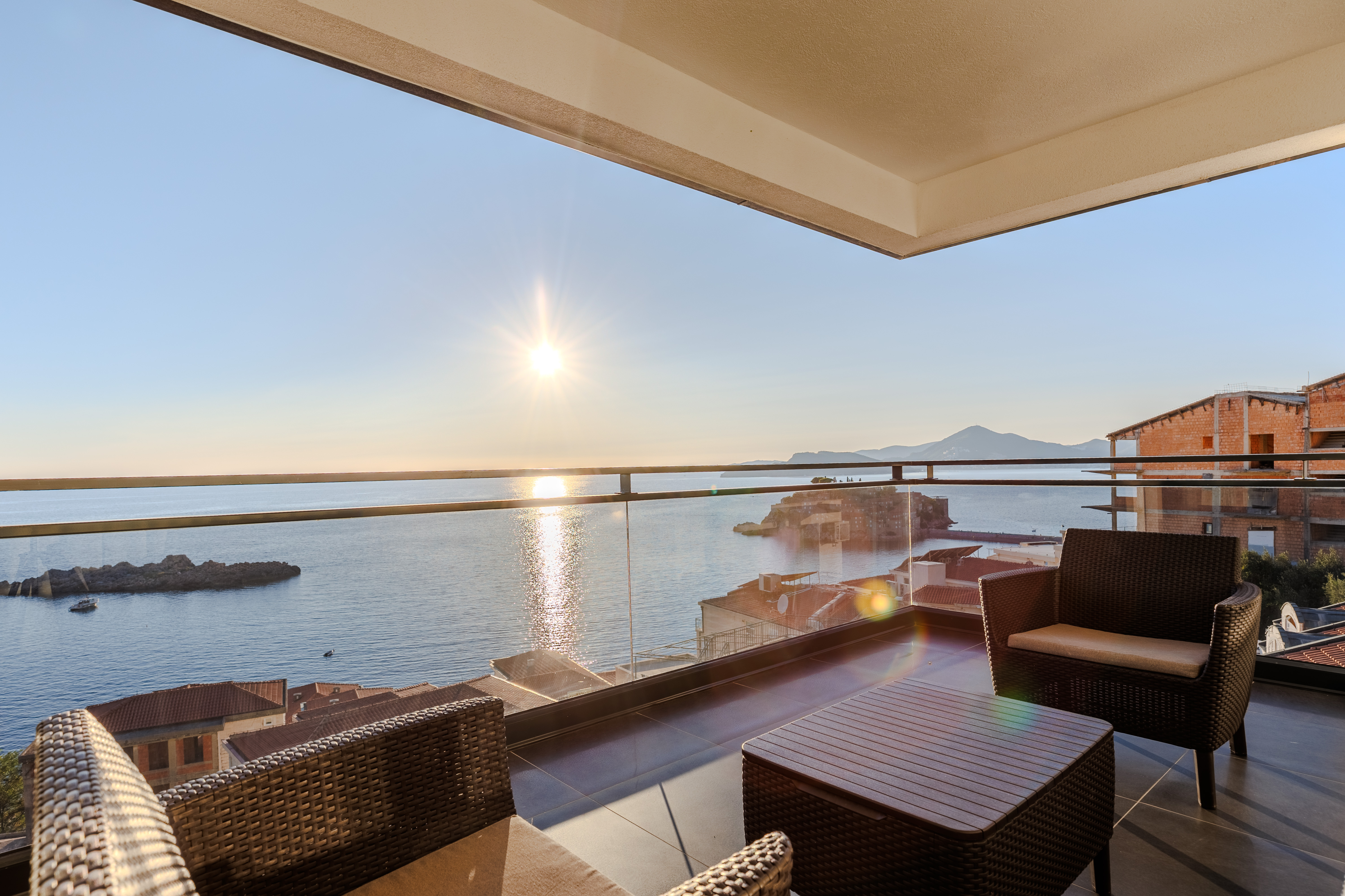 luxury apartment Sveti Stefan, sea view apartment Montenegro, apartment for sale Sveti Stefan resort, luxury real estate Montenegro, two-bedroom apartment sea view, presidential resort Sveti Stefan apartment, apartment with garage Montenegro, coastal luxury apartment Montenegro, investment property Sveti Stefan, premium apartment Montenegro, violet investment