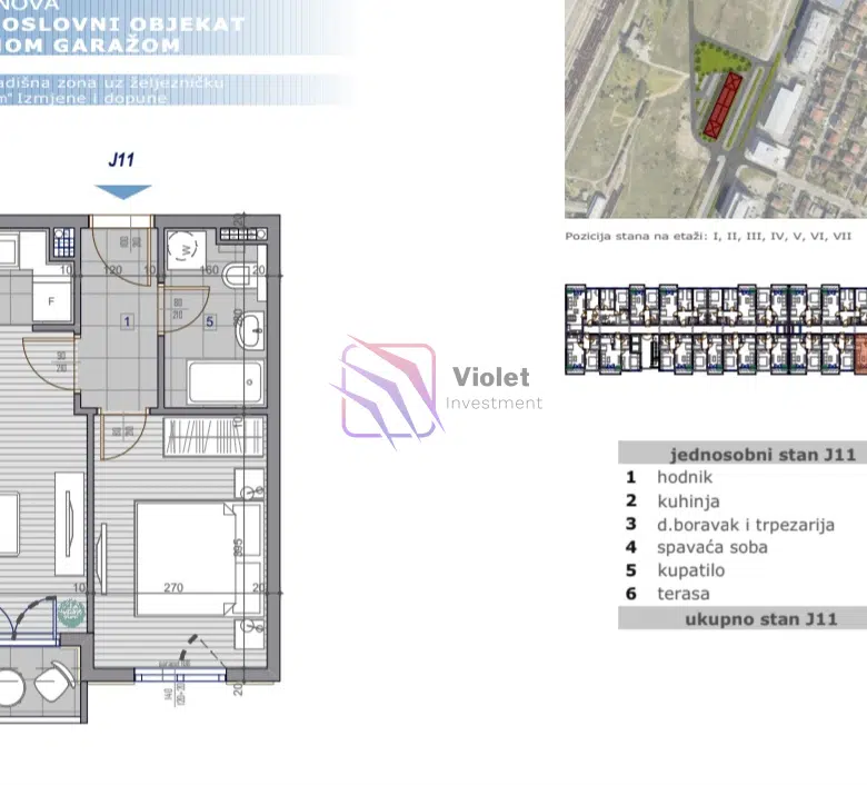 One-Bedroom Apartment for Sale – Under Construction, Zetagradnja Building, Stari Aerodrom