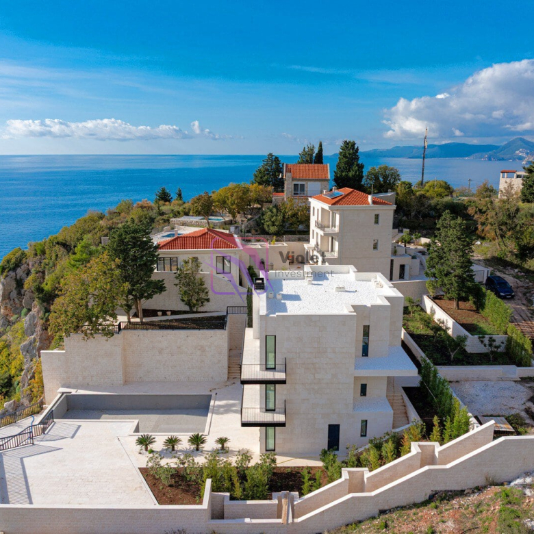 luxury villa for sale Reževići Montenegro, cliffside villa Montenegro sea view, villa Skočiđevojka Budva Riviera, luxury property Montenegro coast, villa with infinity pool Montenegro, exclusive villa Budva Riviera, seafront villa Montenegro investment, Adriatic luxury real estate Montenegro,violet investment