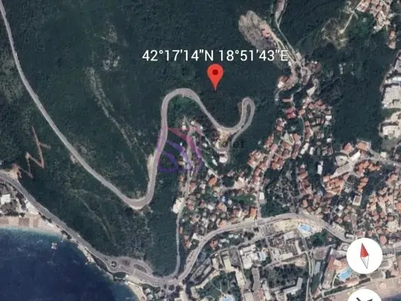 land for sale Budva, land with sea view Budva, Maine Budva land for sale, development land Budva Montenegro, investment land Budva, building land Budva Montenegro, plot for sale Budva sea view, real estate Budva land, land near Zavala Budva, Budva Montenegro investment land, sea view land Montenegro, property for sale Budva Montenegro,violet investment