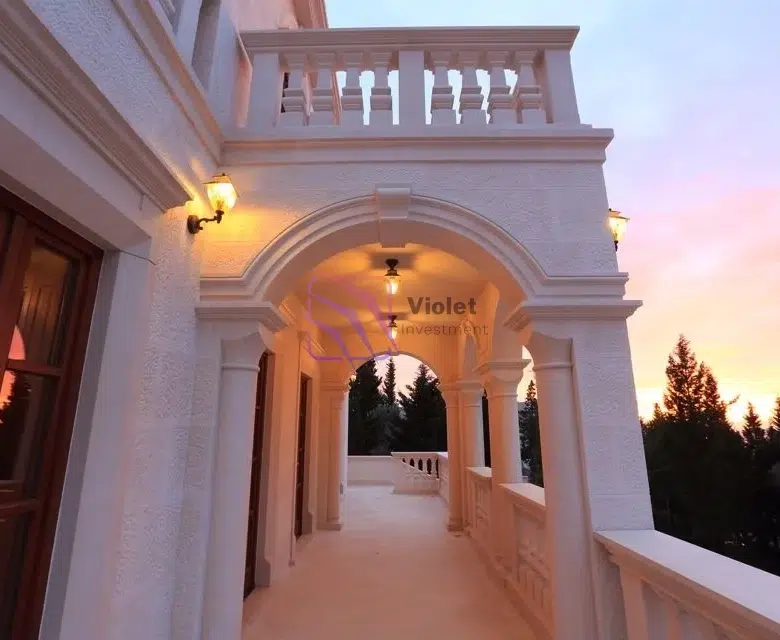 luxury villa for sale Sveti Stefan Montenegro, villa Budva Riviera sea view, cliffside villa Montenegro for sale, luxury property Budva Montenegro, villa with pool sauna hammam Montenegro, investment villa Budva Riviera, Adriatic luxury real estate Montenegro,violet investment