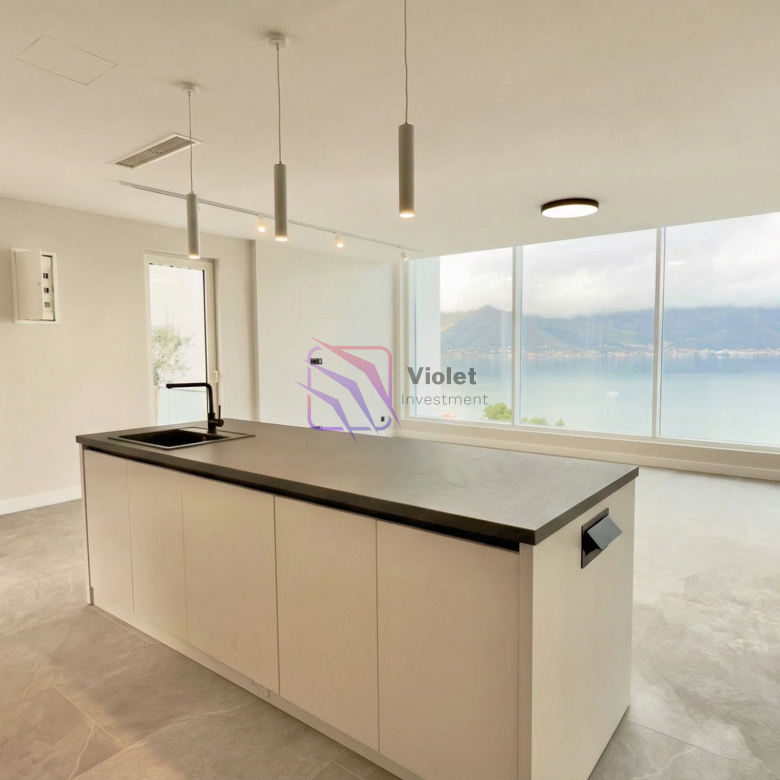 duplex apartment for sale Krašići Montenegro, luxury apartment Krašići Tivat, sea view apartment Bay of Kotor, The Cube Krašići apartment for sale, duplex apartment Montenegro coast, investment property Tivat Montenegro, apartment with pool Montenegro, boutique complex apartment Montenegro, real estate Krašići Montenegro, Adriatic sea view apartment for sale, property near Tivat Airport Montenegro,violet investment