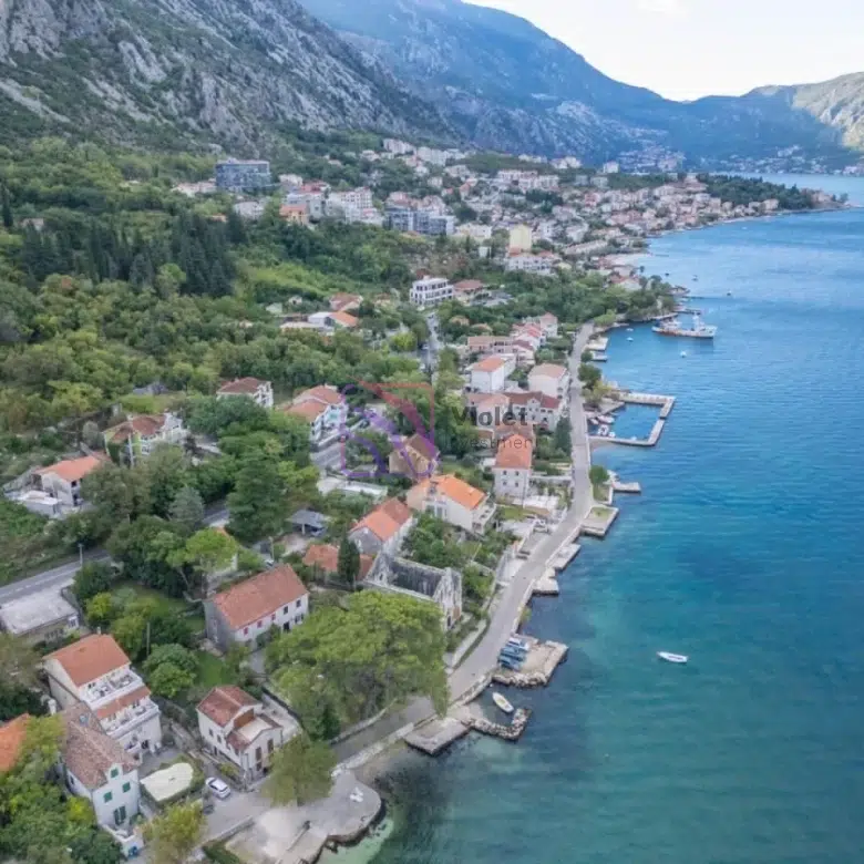 waterfront stone house for sale Dobrota Kotor, house first line to sea Montenegro, traditional stone house Bay of Kotor, property for sale Dobrota Montenegro, seafront house Kotor Bay, luxury coastal property Montenegro, investment property Dobrota Kotor, house with sea view Montenegro, real estate Kotor Montenegro, waterfront development property Montenegro,violet investment