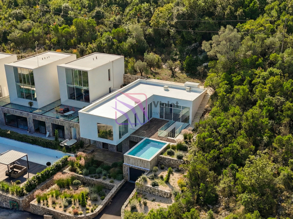 luxury villa for sale Krašići Montenegro, villa with sea view Krašići Tivat, duplex villa Montenegro for sale, luxury property Bay of Kotor, villa with pool Montenegro, Krašići luxury villa 350 m2, investment villa Tivat Montenegro, modern villa Montenegro sea view, property near Tivat Airport, Adriatic luxury real estate Montenegro, villa with rooftop terrace Montenegro,violet investment