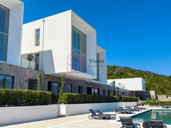 duplex apartment for sale Krašići Montenegro, luxury apartment Krašići Tivat, sea view apartment Bay of Kotor, The Cube Krašići apartment for sale, duplex apartment Montenegro coast, investment property Tivat Montenegro, apartment with pool Montenegro, boutique complex apartment Montenegro, real estate Krašići Montenegro, Adriatic sea view apartment for sale, property near Tivat Airport Montenegro,violet investment