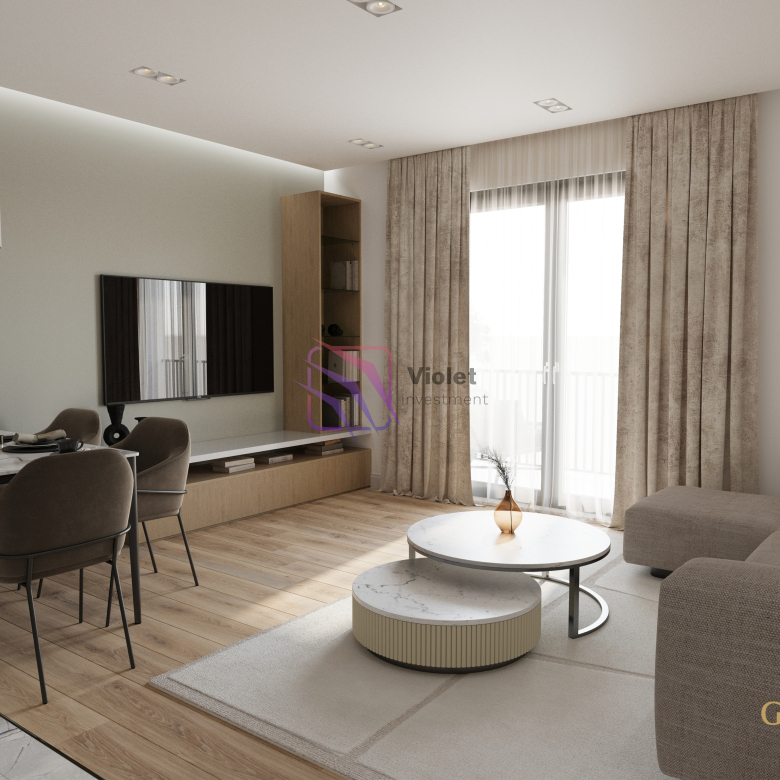 one bedroom apartment for sale Zagorič Podgorica, apartment for sale Podgorica Zagorič, Gorica Palace apartment Podgorica, new construction apartment Podgorica 49 m2, apartment with garage Podgorica for sale, investment apartment Podgorica Montenegro, real estate Podgorica Montenegro, apartment near city center Podgorica, modern apartment Podgorica for sale, buy apartment Podgorica Montenegro, property near Big Fashion mall Podgorica,violet investment