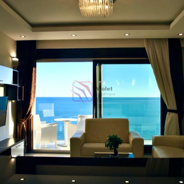 Luxury Two-Bedroom Seafront Apartment for Long-Term Rent – Shine Residence, Bečići