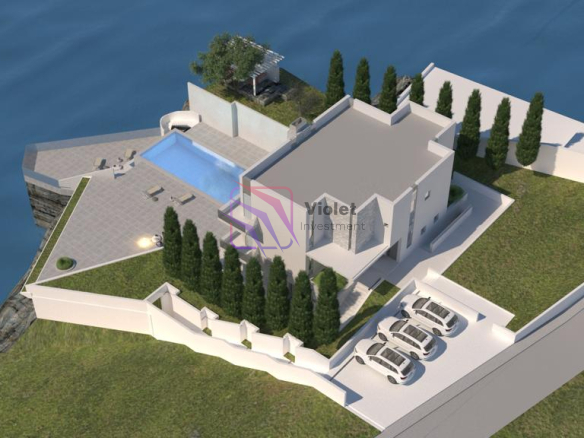 luxury villa for sale Reževići Montenegro, cliffside villa Montenegro sea view, villa Skočiđevojka Budva Riviera, luxury property Montenegro coast, villa with infinity pool Montenegro, exclusive villa Budva Riviera, seafront villa Montenegro investment, Adriatic luxury real estate Montenegro,violet investment