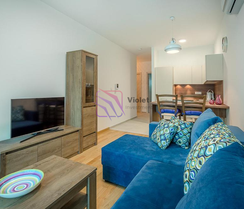 two bedroom apartment for sale Bečići Budva, apartment 55 m2 Bečići Montenegro, property near sea Budva Riviera, apartment Bečići sea view for sale, investment apartment Montenegro coast, real estate Bečići Montenegro, buy apartment Budva Montenegro, apartment near beach Montenegro,violet investment