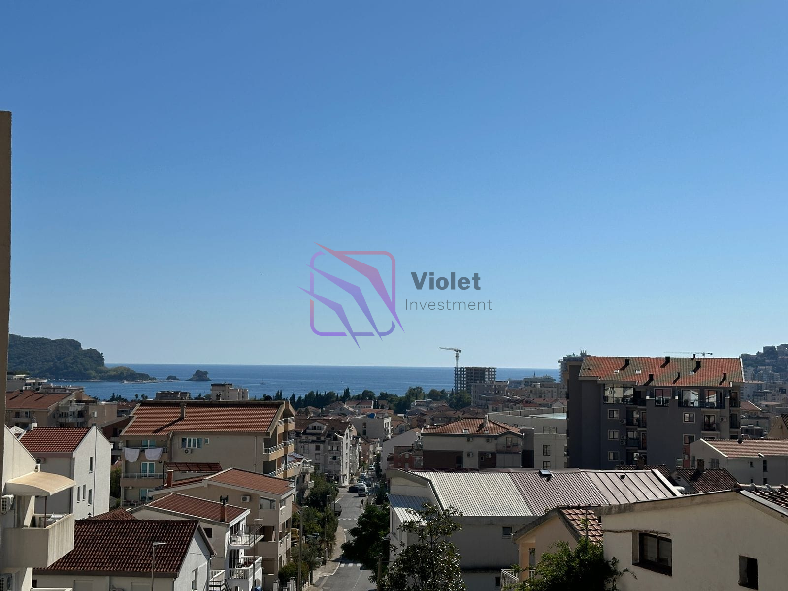 apartment for sale Lazi Budva, two bedroom apartment Budva sea view, property Budva Montenegro for sale, apartment 74 m2 Budva, investment apartment Budva Montenegro, real estate Budva Riviera, buy apartment Budva Montenegro, apartment with parking Budva,violet investment