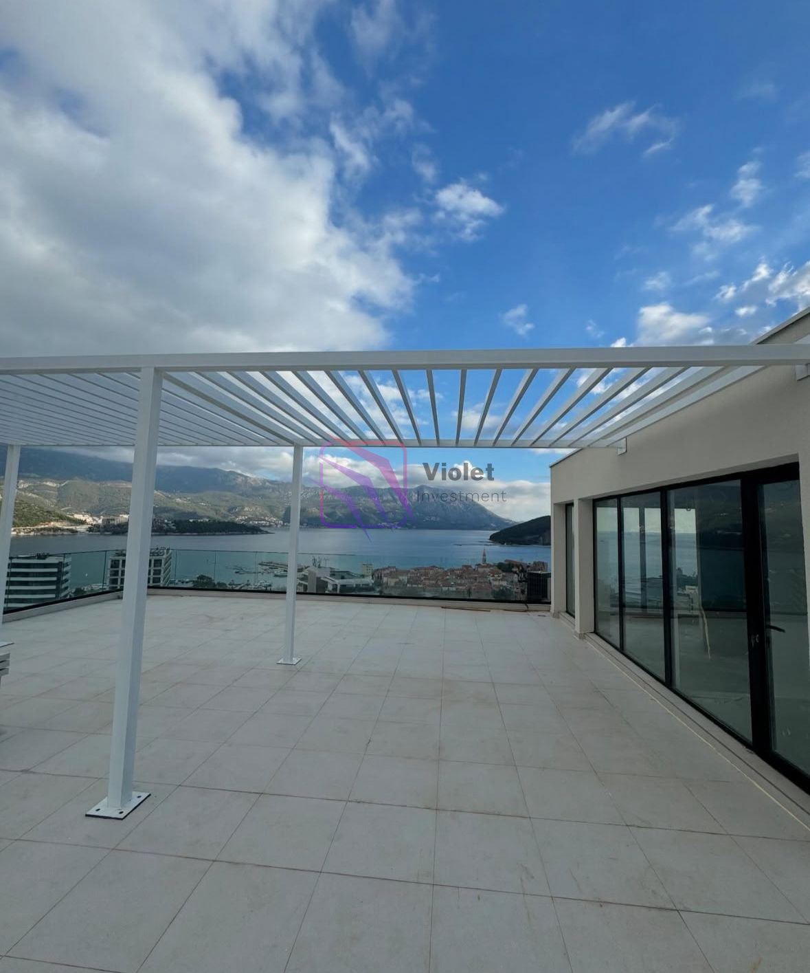 penthouse for sale Budva Montenegro, luxury penthouse Budva sea view, apartment Komoševina Budva for sale, penthouse near Old Town Budva, property Budva Montenegro luxury, investment apartment Budva Montenegro, Adriatic sea view penthouse Montenegro, real estate Budva Montenegro,violet investment