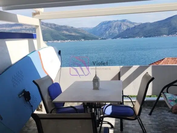 two bedroom apartment for sale Krašići, townhouse apartment Krašići Tivat, sea view apartment Krašići, apartment near sea Tivat Montenegro, property for sale Krašići Montenegro, Bay of Kotor sea view apartment, apartment 150m from sea Montenegro, real estate Tivat Montenegro, investment apartment Tivat, coastal property Montenegro