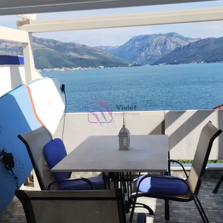 two bedroom apartment for sale Krašići, townhouse apartment Krašići Tivat, sea view apartment Krašići, apartment near sea Tivat Montenegro, property for sale Krašići Montenegro, Bay of Kotor sea view apartment, apartment 150m from sea Montenegro, real estate Tivat Montenegro, investment apartment Tivat, coastal property Montenegro