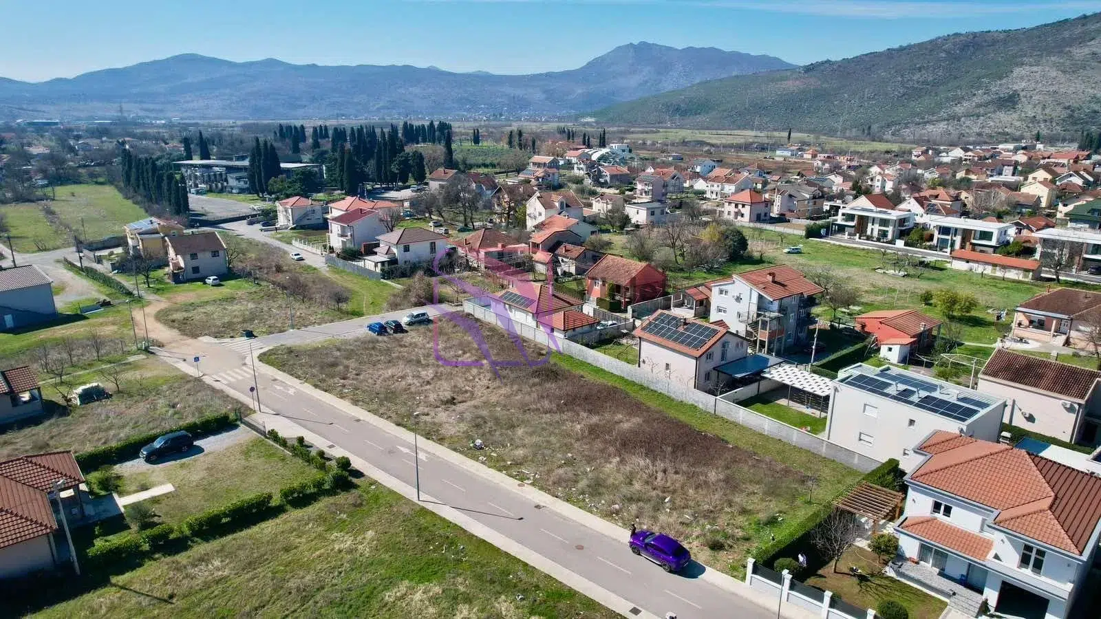 land for sale Gornja Gorica Podgorica, development land Podgorica Montenegro, urbanized land Podgorica investment, building plots Podgorica Montenegro, real estate development Podgorica, land near Podgorica Danilovgrad boulevard, investment land Montenegro Podgorica, violet investment