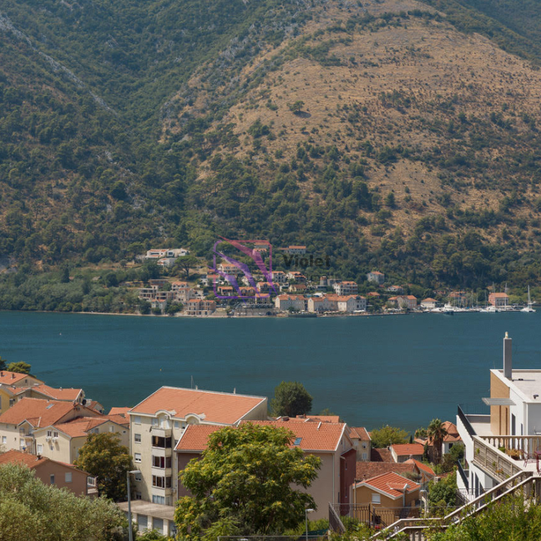 one bedroom apartment Dobrota Kotor sale, apartment with sea view Bay of Kotor property, real estate Dobrota Montenegro 50m2 apartment, apartment with parking Kotor Montenegro, investment property Kotor Dobrota near sea,violet investment