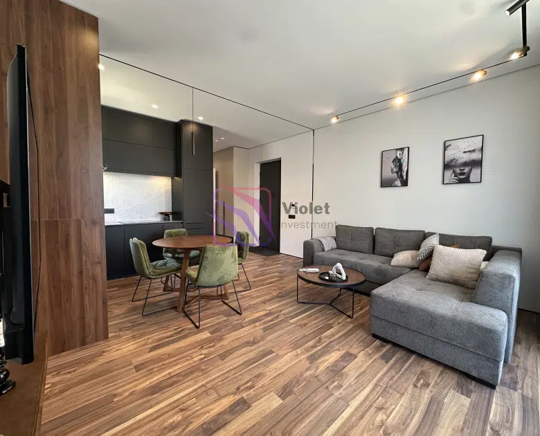 one bedroom apartment Lastva Grbaljska sale, apartment near Budva Montenegro 52m2, property Kotor region investment, apartment with pool Montenegro real estate, furnished apartment near Budva for sale, Montenegro property investment near coast,violet investment