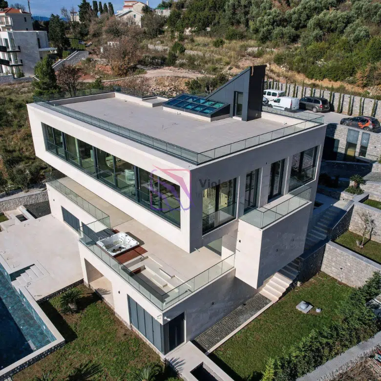 luxury villa Rezevici Montenegro, seafront villa Budva Riviera, luxury property Montenegro sea view, high end villa Montenegro investment, villa with pool Adriatic coast Montenegro, luxury real estate Budva Riviera Montenegro, violet investment